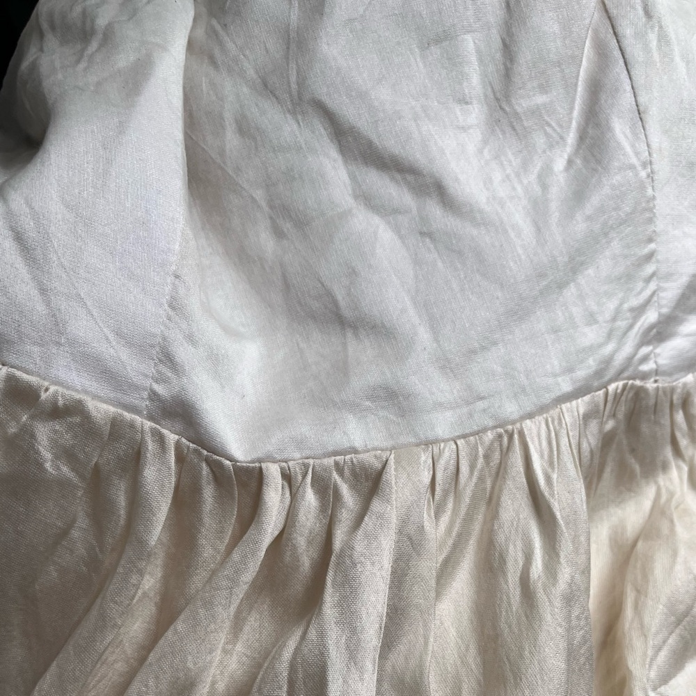 NWT Anthropologie Samant Chauhan Strapless Ombre Cotton/ Silk Pockets Maxi Dress - Picture 14 of 14